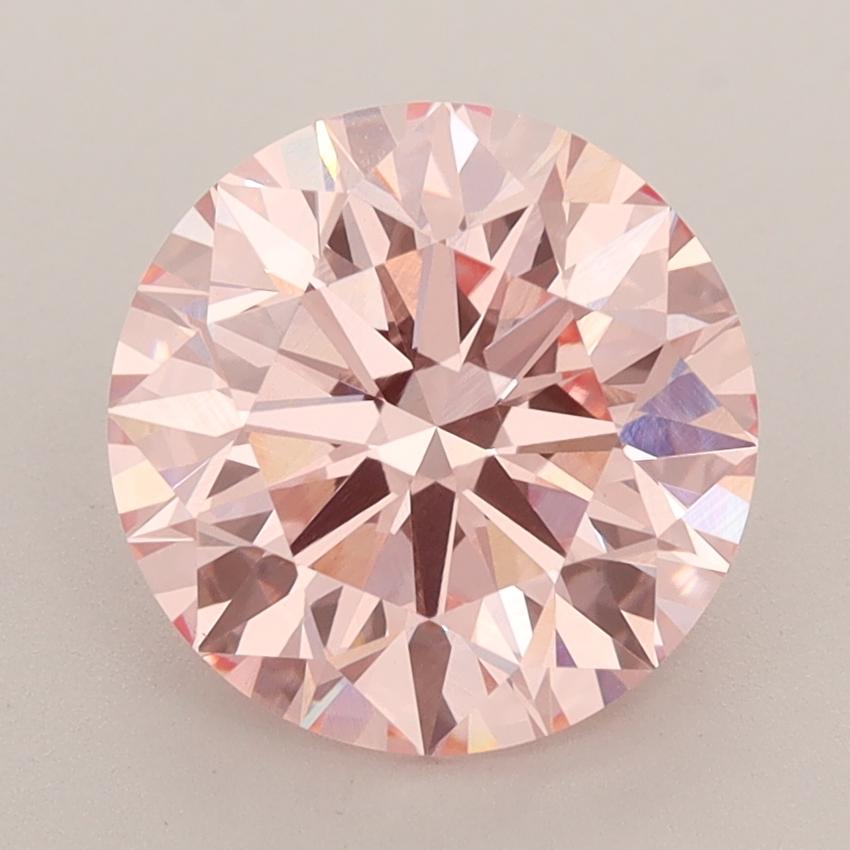 2.80 Ct. Fancy Intense  Pink Round Lab Grown Diamond
