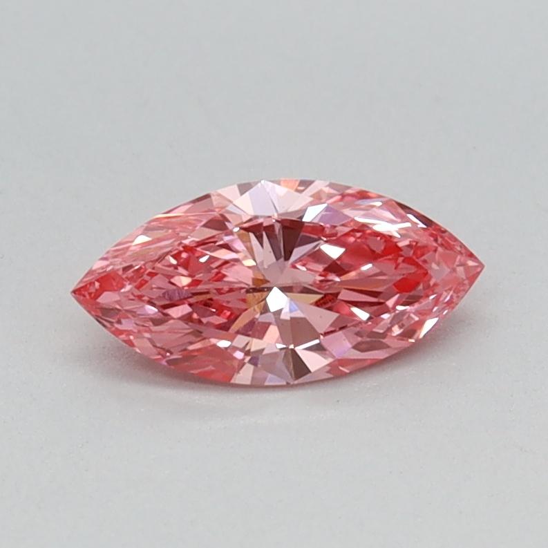 0.37 Ct. Fancy Vivid Pink Marquise Lab Grown Diamond