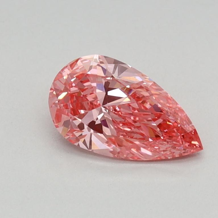 0.41 Ct. Fancy Vivid Pink Pear Lab Grown Diamond