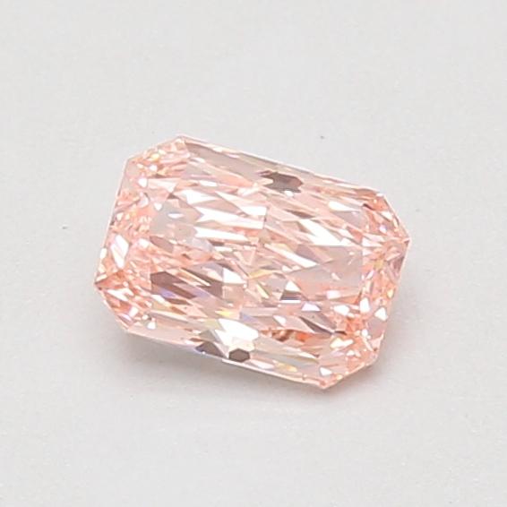 0.51 Ct. Fancy Vivid Pink Radiant Lab Grown Diamond