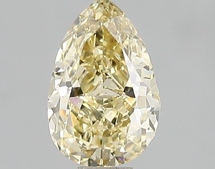 1.05 Ct. Fancy Intense Yellow Pear Lab Grown Diamond