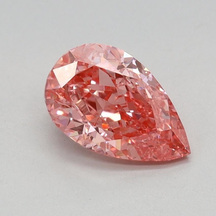 0.86 Ct. Fancy Vivid Pink Pear Lab Grown Diamond