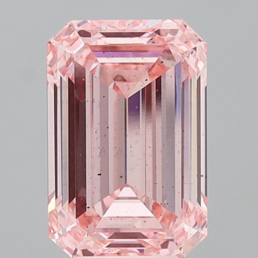 6.57 Ct. Fancy Intense Pink Emerald Lab Grown Diamond