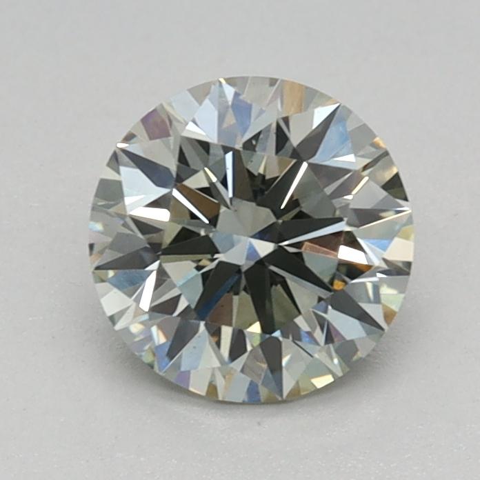 0.66 Ct. Fancy Green Round Lab Grown Diamond