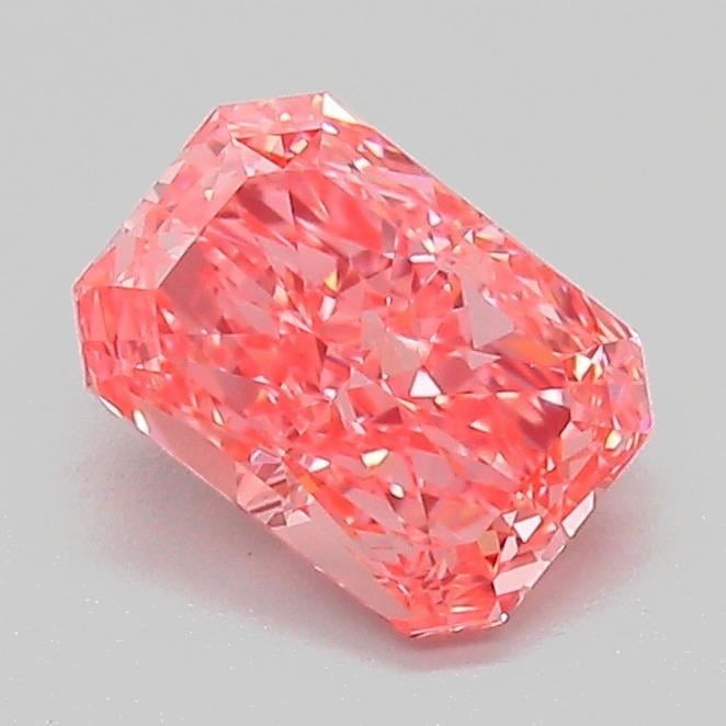 1.06 Ct. Fancy Vivid Pink Radiant Lab Grown Diamond