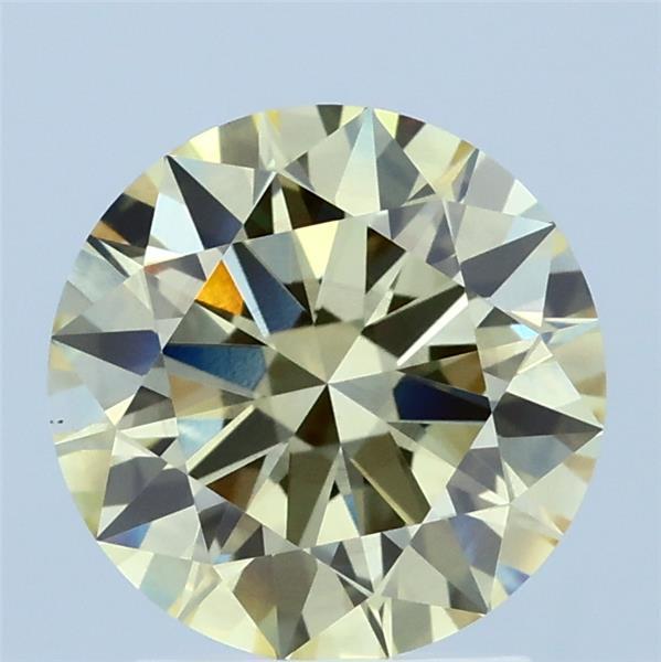 2.09 Ct. Fancy Yellow Round Lab Grown Diamond