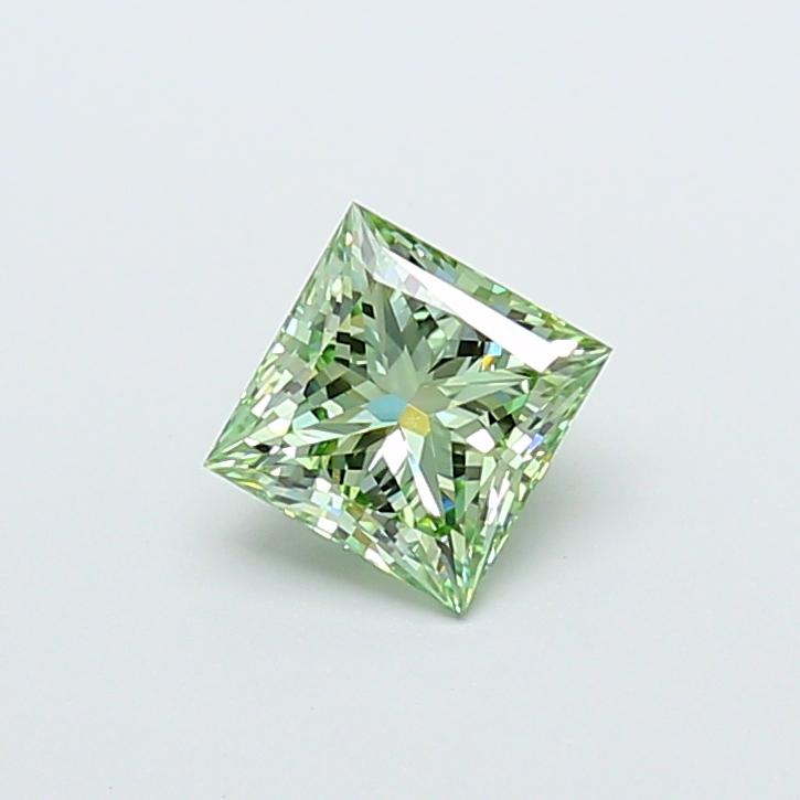 1.04 Ct. Fancy Intense Green Princess Lab Grown Diamond
