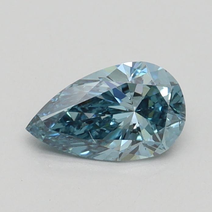 0.50 Ct. Fancy Intense Blue Pear Lab Grown Diamond