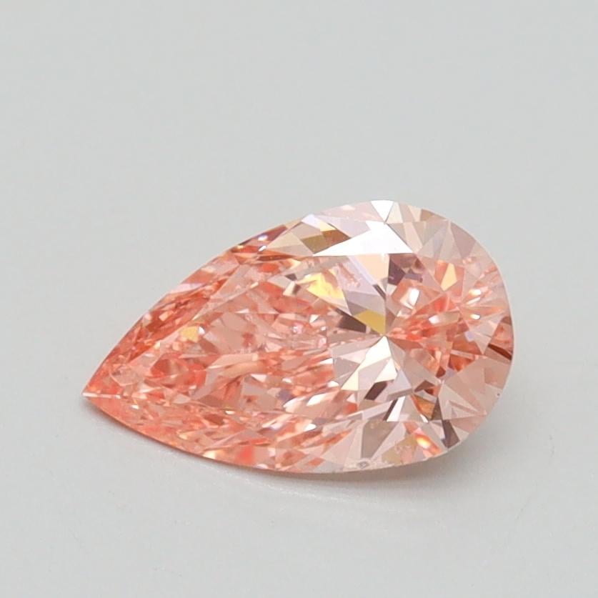 0.70 Ct. Fancy Intense Pink Pear Lab Grown Diamond