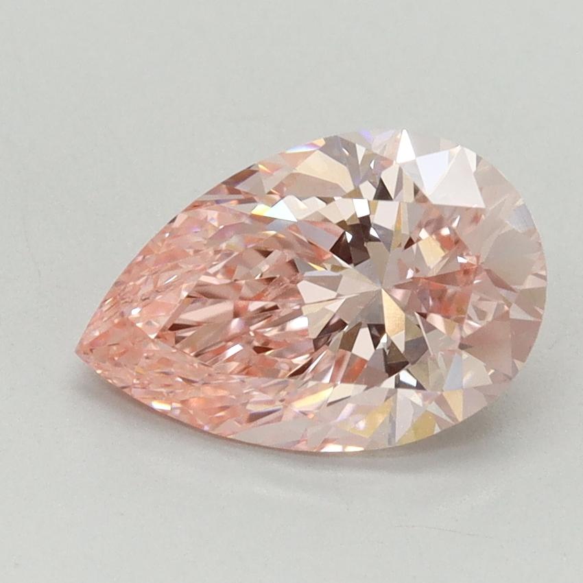1.82 Ct. Fancy Vivid Pink Pear Lab Grown Diamond