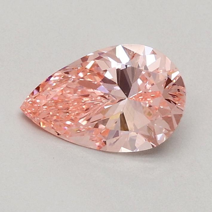 0.50 Ct. Fancy Vivid Pink Pear Lab Grown Diamond