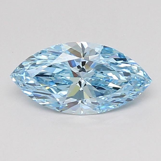 1.05 Ct. Fancy Vivid Blue Marquise Lab Grown Diamond