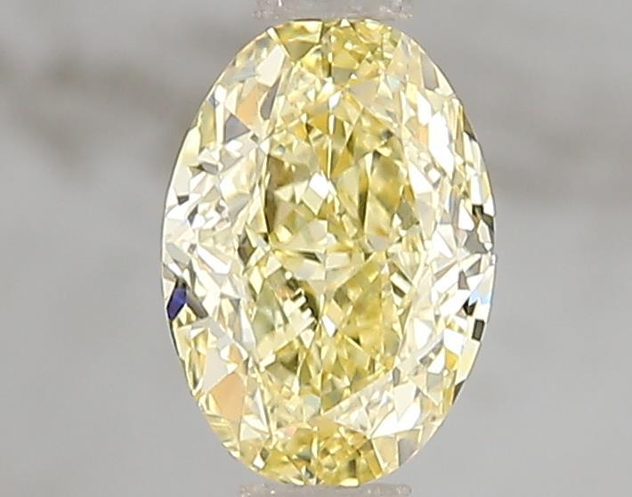 1.10 Ct. Fancy Vivid Yellow Oval Lab Grown Diamond