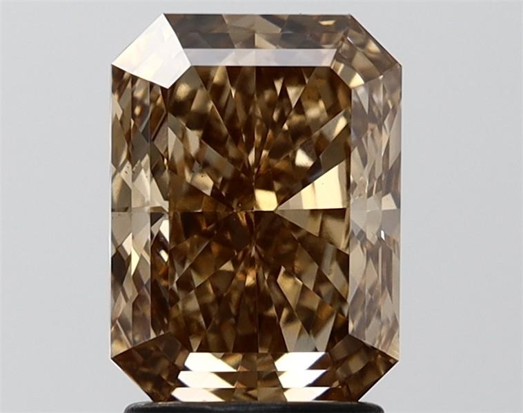 2.60 Ct. Light Brown Radiant Lab Grown Diamond