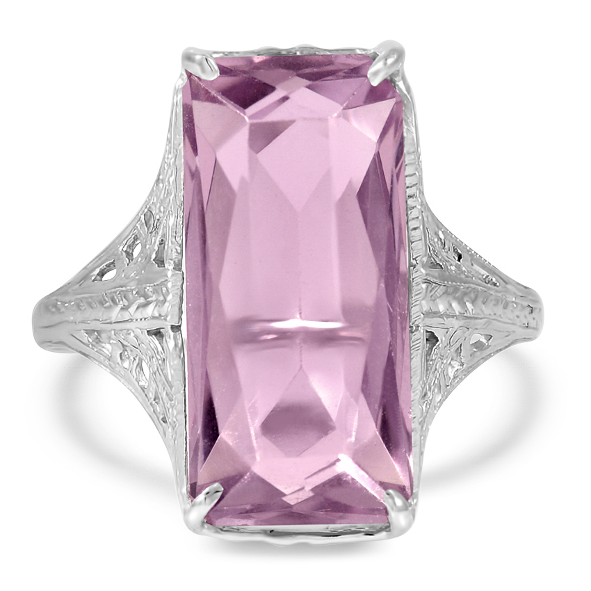 Art Deco Amethyst Cocktail Ring