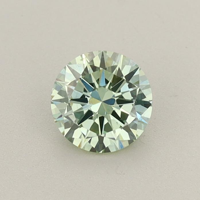 0.50 Ct. Fancy Intense Bluish Green Round Lab Grown Diamond