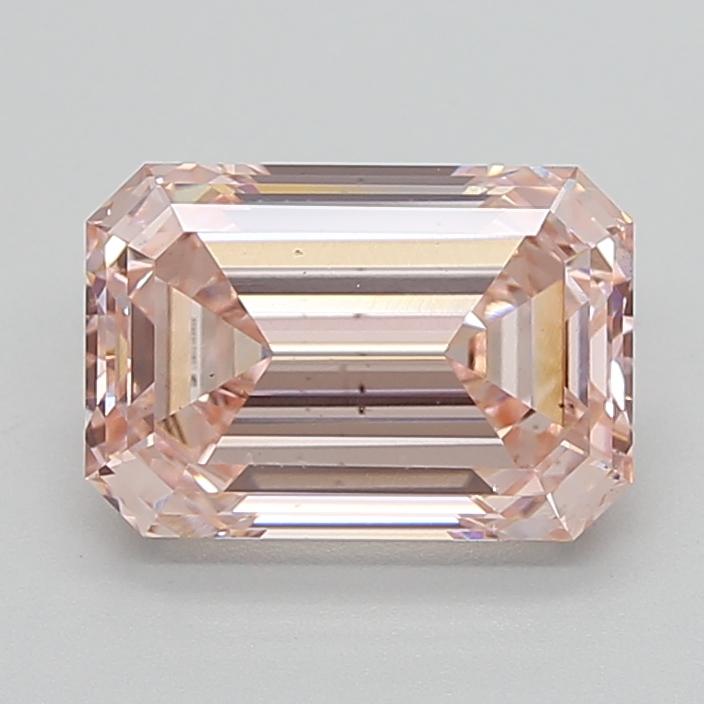 3.04 Ct. Fancy Intense  Pink Emerald Lab Grown Diamond