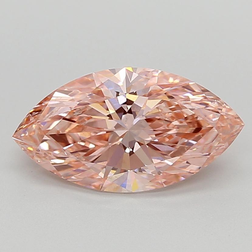 3.00 Ct. Fancy Vivid  Pink Marquise Lab Grown Diamond