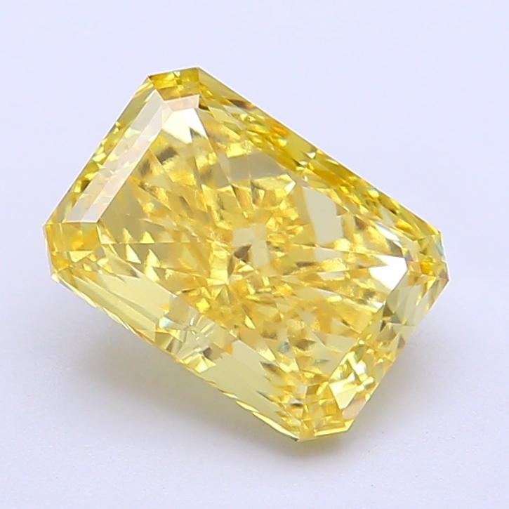 2.31 Ct. Fancy Intense  Yellow Radiant Lab Grown Diamond