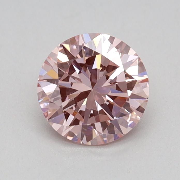 0.49 Ct. Fancy Intense Pink Round Lab Grown Diamond