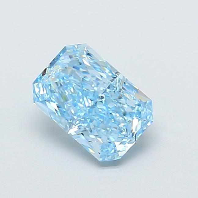 1.12 Ct. Fancy Vivid  Blue Radiant Lab Grown Diamond