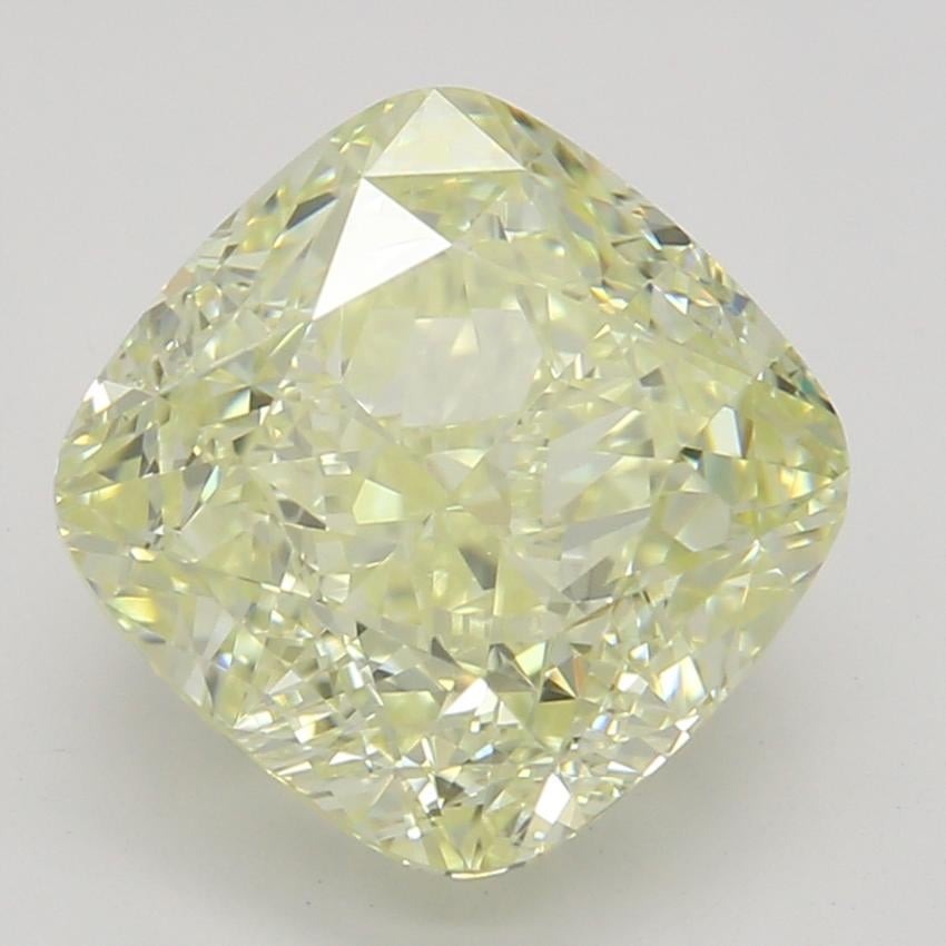 2.30 Ct. Fancy Light Yellow Cushion Diamond
