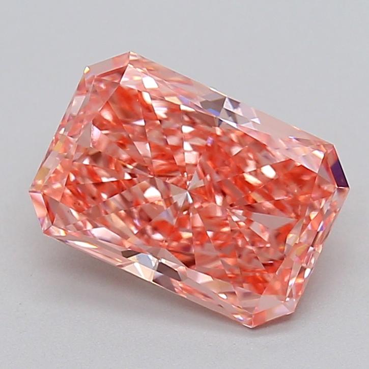 2.50 Ct. Fancy Vivid  Pink Radiant Lab Grown Diamond