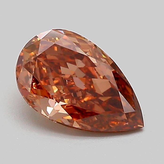 1.01 Ct. Fancy  Brown Pear Lab Grown Diamond