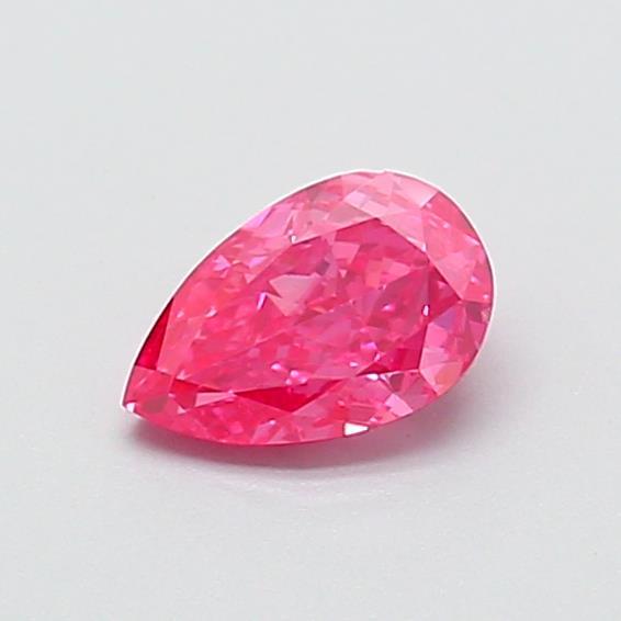 0.57 Ct. Fancy Vivid Pink Pear Lab Grown Diamond