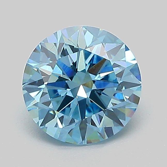 1.06 Ct. Fancy Vivid  Blue Round Lab Grown Diamond