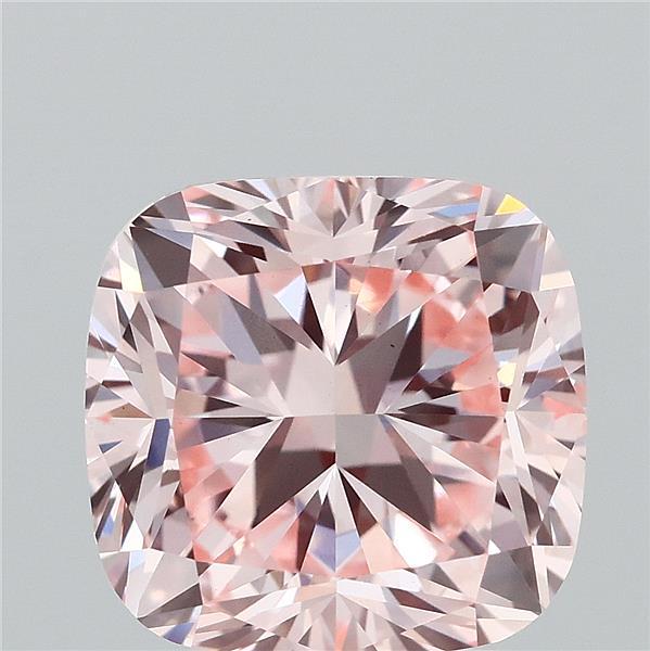 3.00 Ct. Fancy Intense Pink Cushion Lab Grown Diamond
