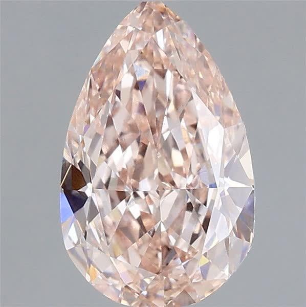 2.03 Ct. Fancy Intense Pink Pear Lab Grown Diamond