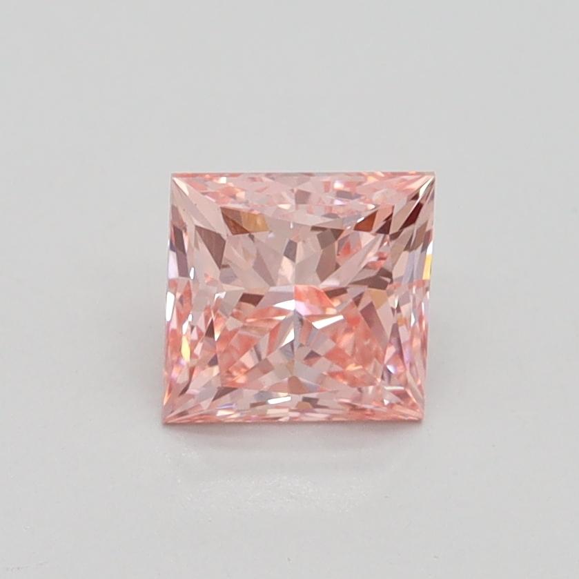 0.86 Ct. Fancy Intense Pink Princess Lab Grown Diamond