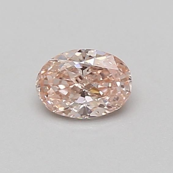 0.40 Ct. Fancy Intense Pink Oval Lab Grown Diamond
