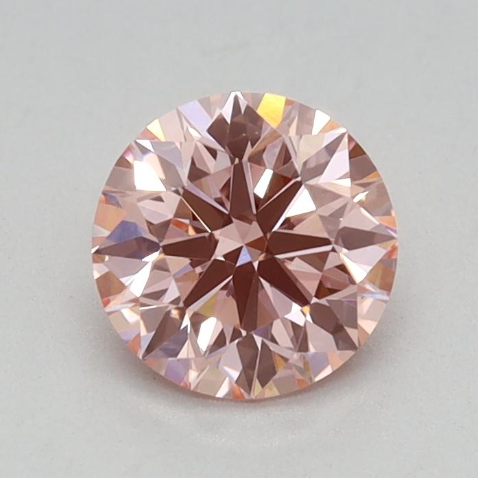 0.56 Ct. Fancy Intense Pink Round Lab Grown Diamond