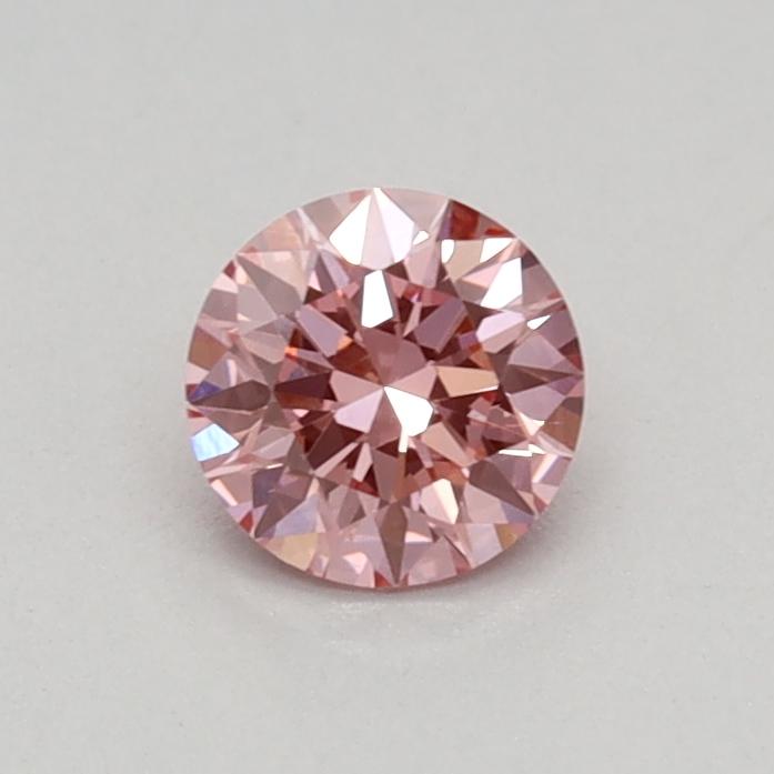 0.31 Ct. Fancy Vivid Pink Round Lab Grown Diamond