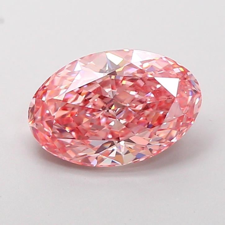 2.02 Ct. Fancy Vivid Pink Oval Lab Grown Diamond