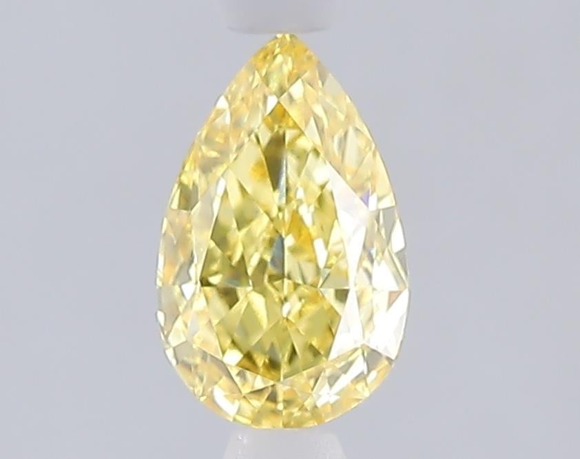 1.08 Ct. Fancy Vivid Yellow Yellow Pear Lab Grown Diamond
