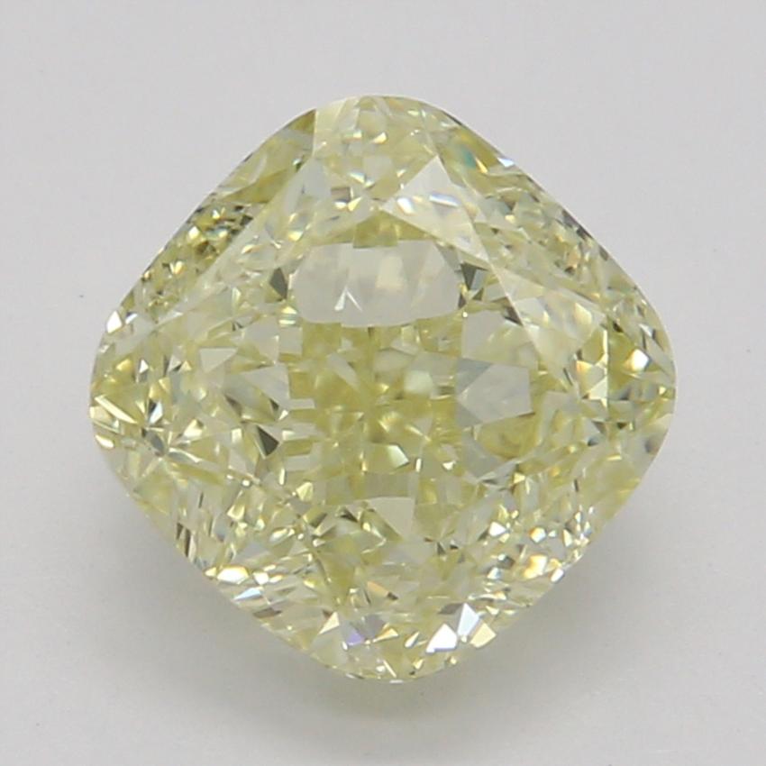 1.02 Ct. Fancy Light Yellow Cushion Diamond
