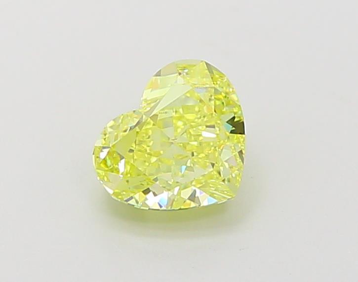 1.00 Ct. Fancy Intense Yellow Heart Lab Grown Diamond