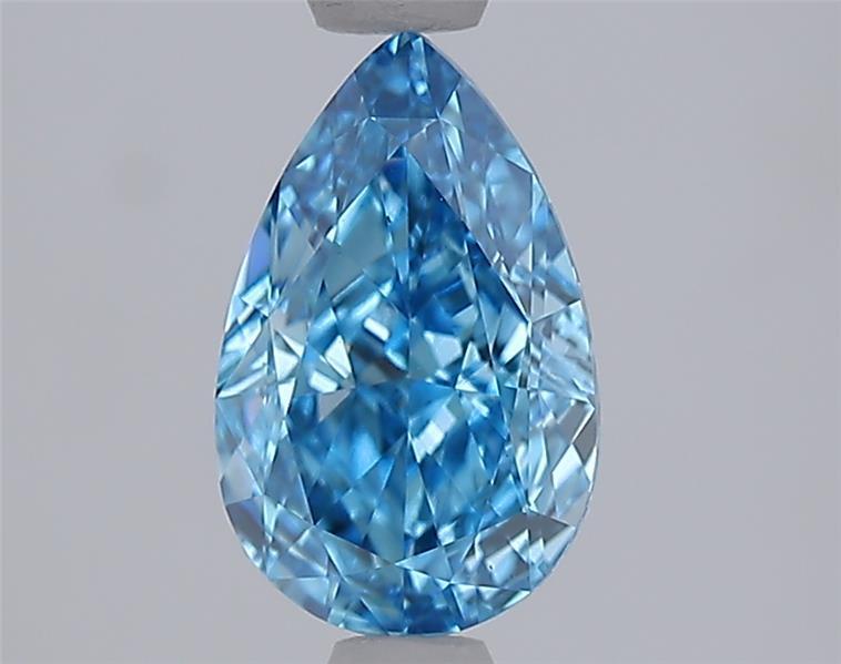 1.31 Ct. Fancy Vivid Blue Blue Pear Lab Grown Diamond