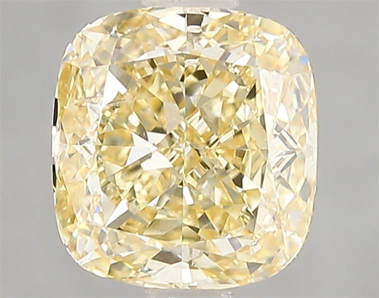 2.02 Ct. Fancy Intense Yellow Cushion Lab Grown Diamond