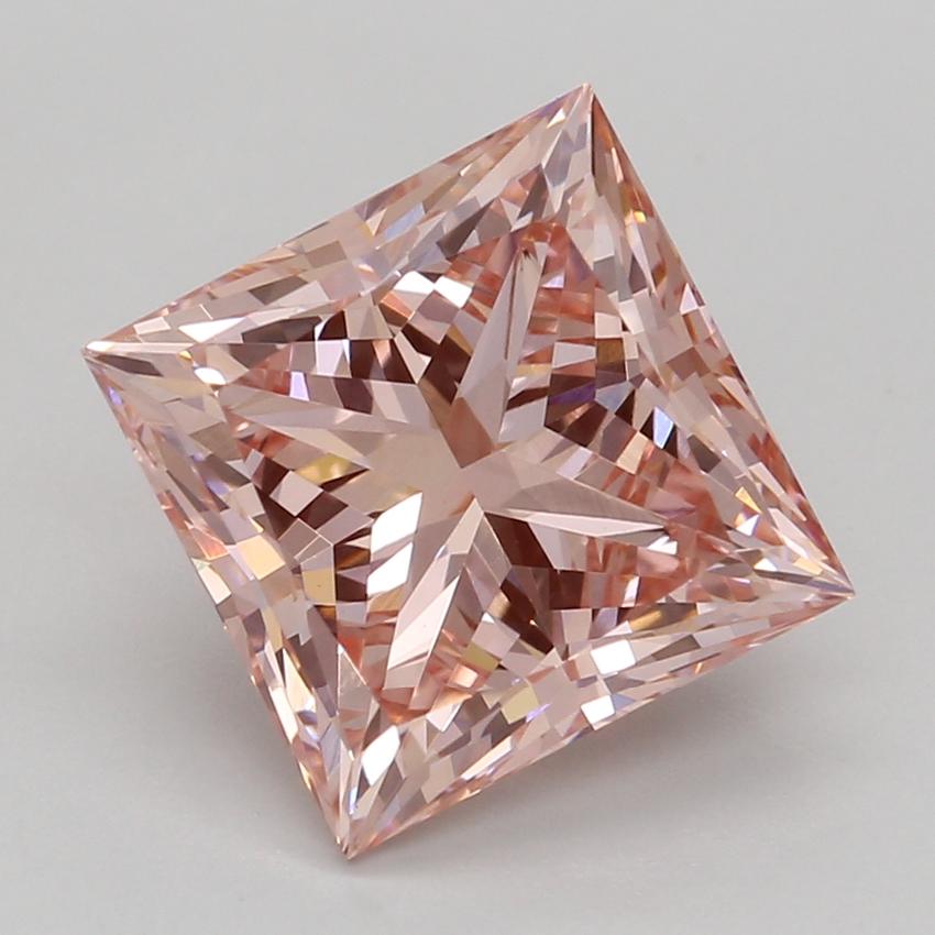 2.08 Ct. Fancy Intense Pink Princess Lab Grown Diamond