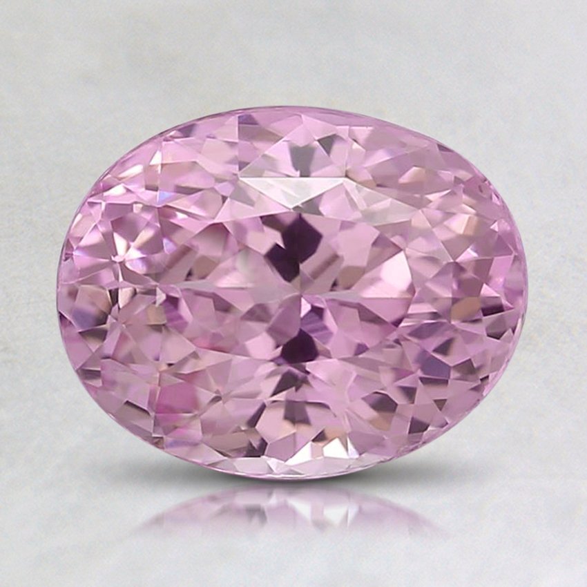 8.1x6.4mm Pink Oval Sapphire