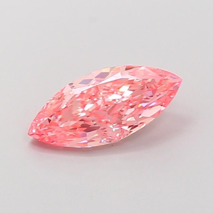 1.24 Ct. Fancy Vivid Pink Marquise Lab Grown Diamond