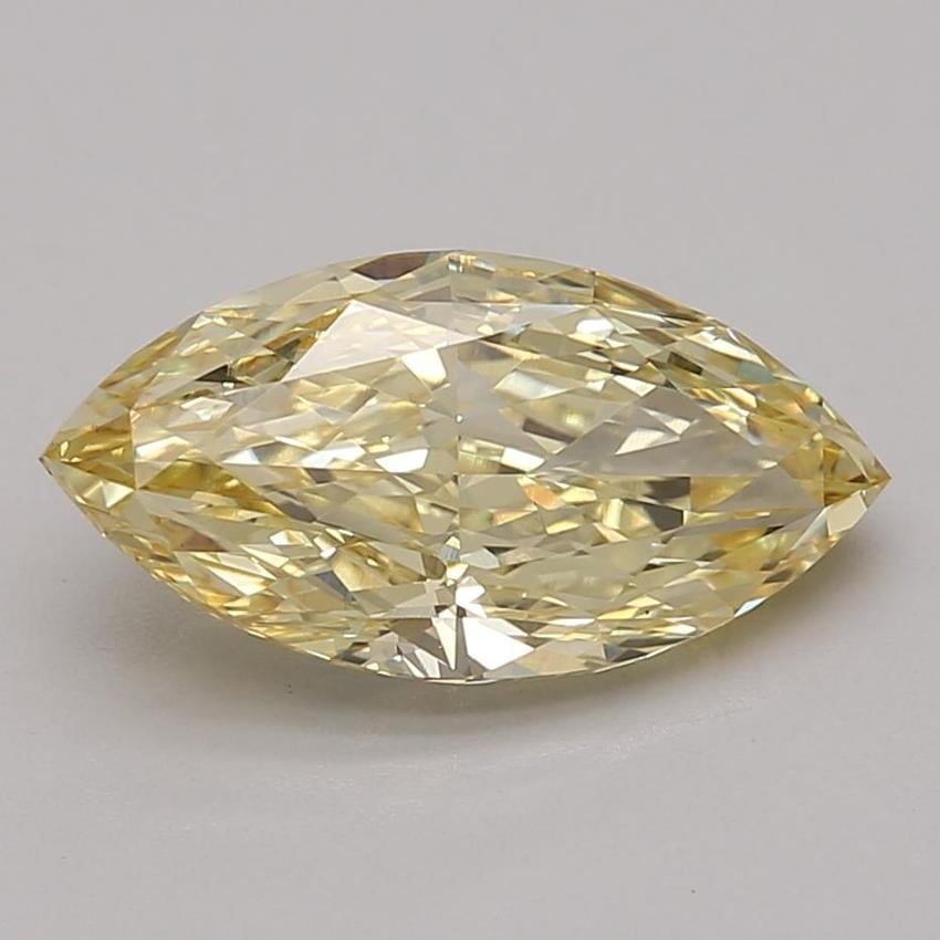 2.72 Ct. Fancy Intense Yellow Marquise Lab Grown Diamond