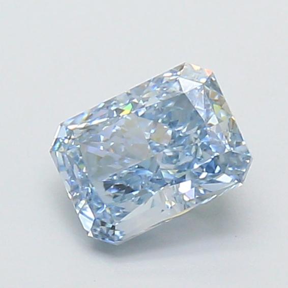 1.02 Ct. Fancy Vivid  Blue Radiant Lab Grown Diamond