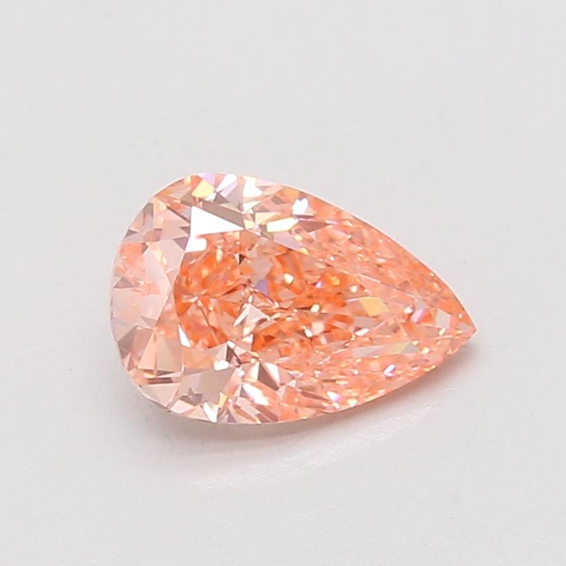 1.58 Ct. Fancy Vivid Pink Pear Lab Grown Diamond