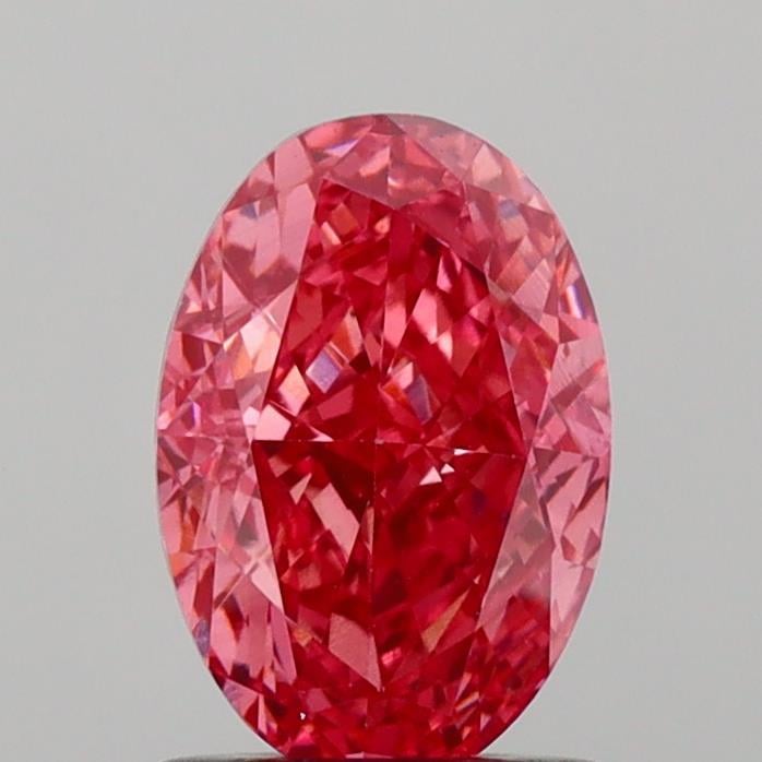 1.43 Ct. Fancy Vivid  Pink Oval Lab Grown Diamond