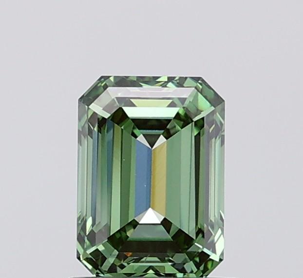 1.07 Ct. Fancy Vivid  Green Emerald Lab Grown Diamond